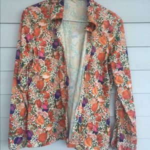 Vintage 1970s fruit shirt